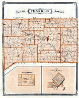 Franklin County, Oldenburg, Laurel, Indiana State Atlas 1876